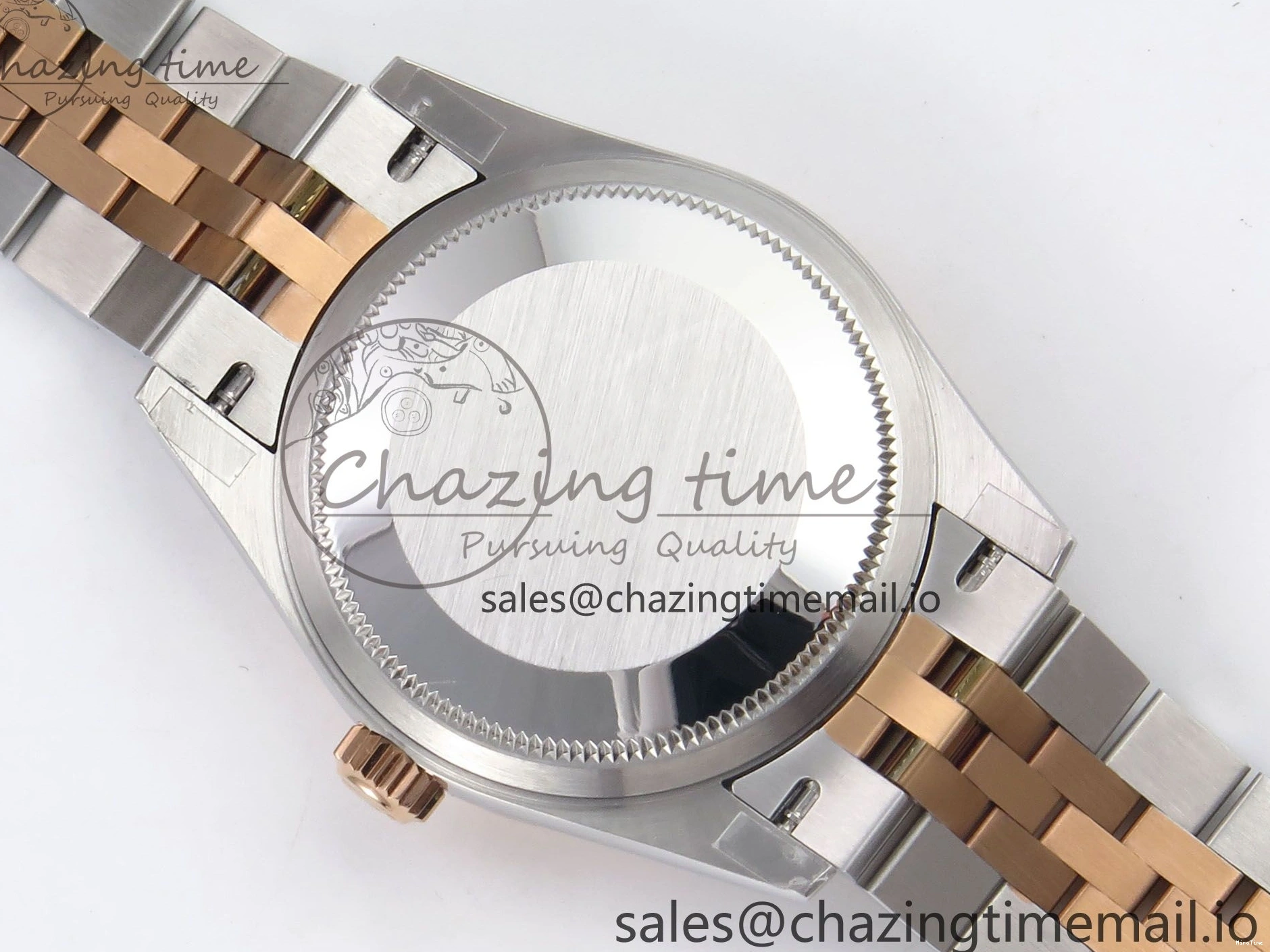 MiroTime 0401 Popular DateJust 31 278271 SS RG GMF 1:1 Best Edition 904L Steel Gray Roman Diamonds Dial on Jubilee Bracelet A 1165